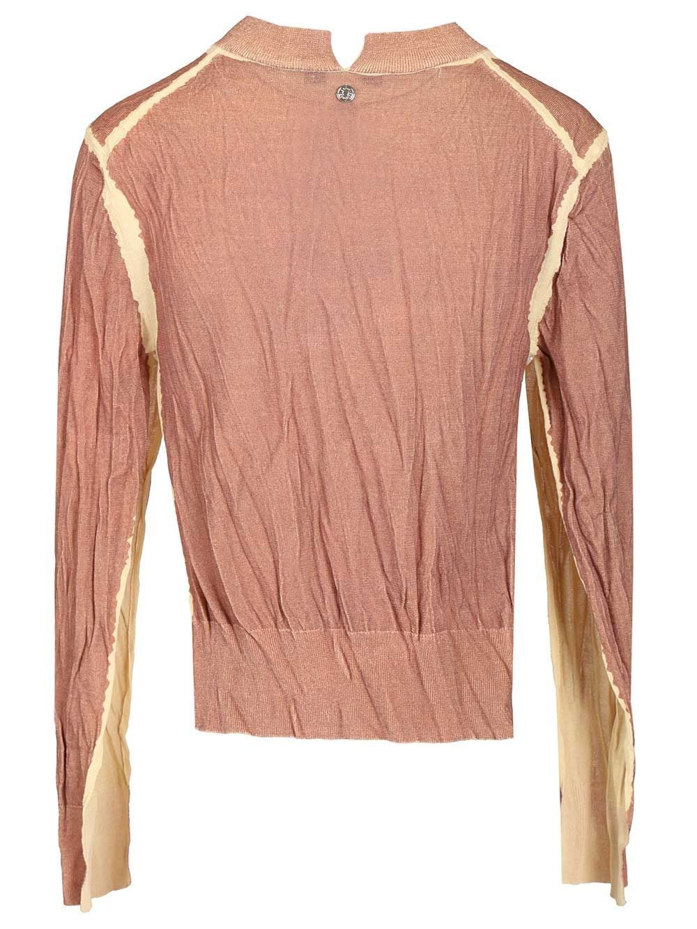 Acne Studios Women Crumpled V-Neck Sweater ACNE STUDIOS
