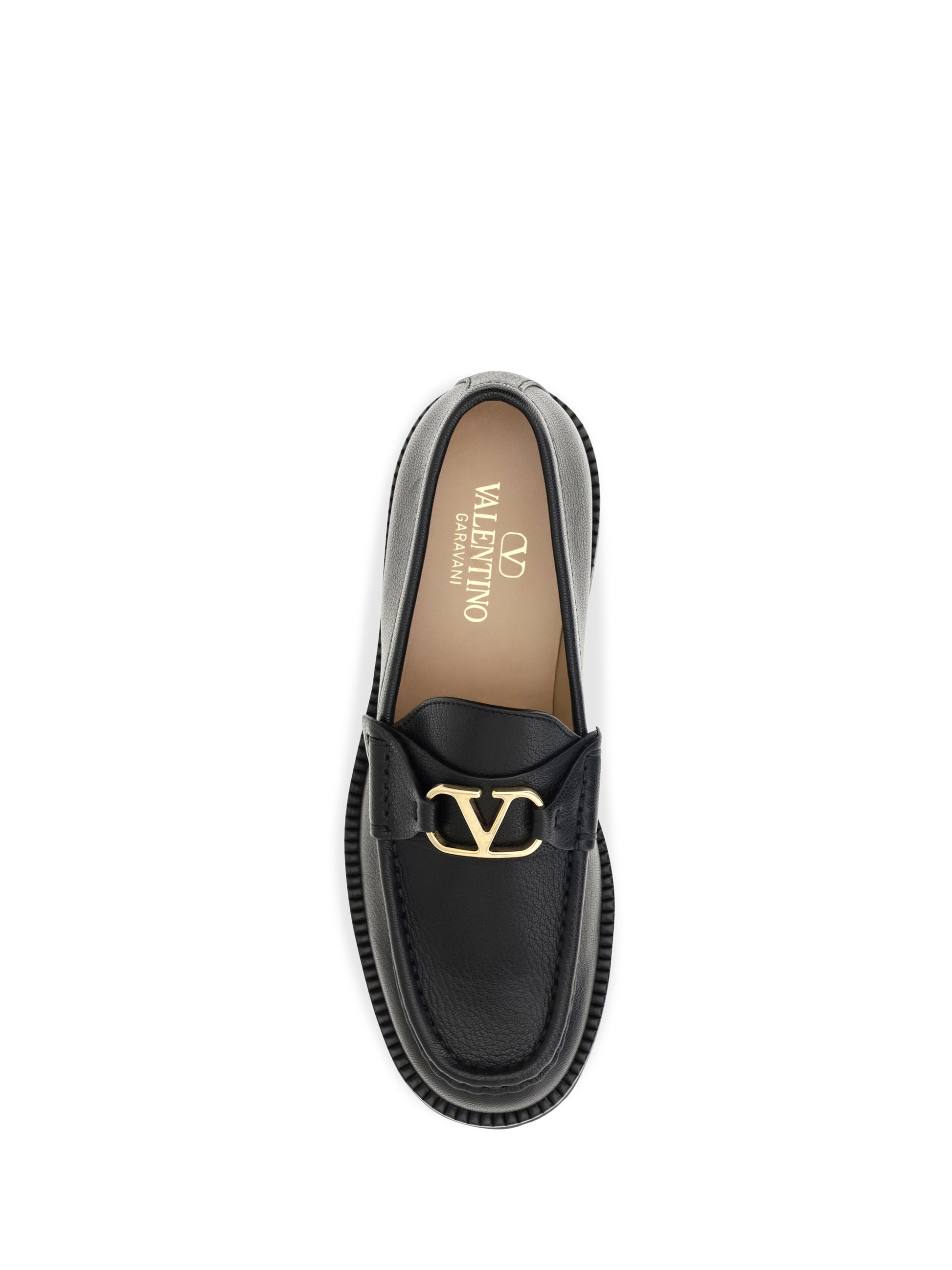 Valentino Garavani Women Vlogo Signature Leather Loafers VALENTINO GARAVANI
