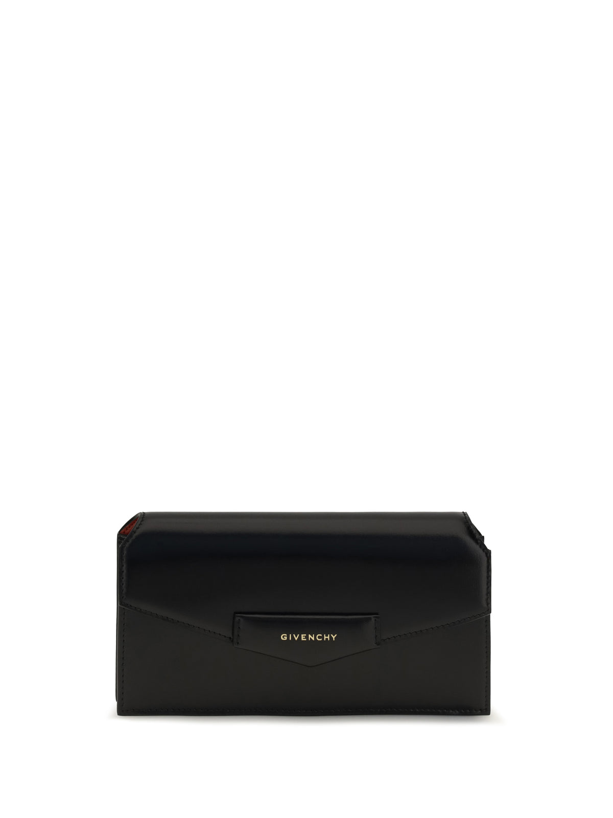 Givenchy Women Antigona Box Leather Pouch With Chain GIVENCHY