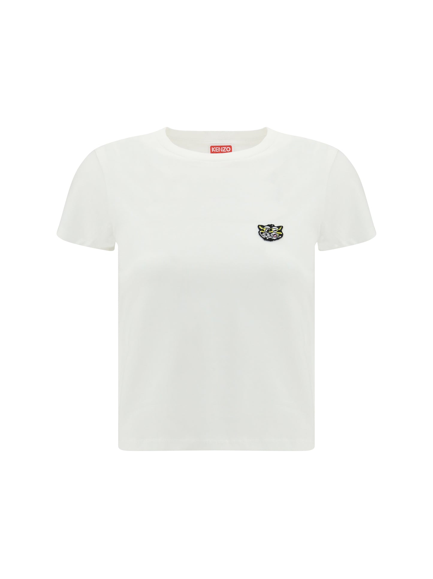 Kenzo Women Cotton T-Shirt With The Embroidered “Wild Tiger” KENZO
