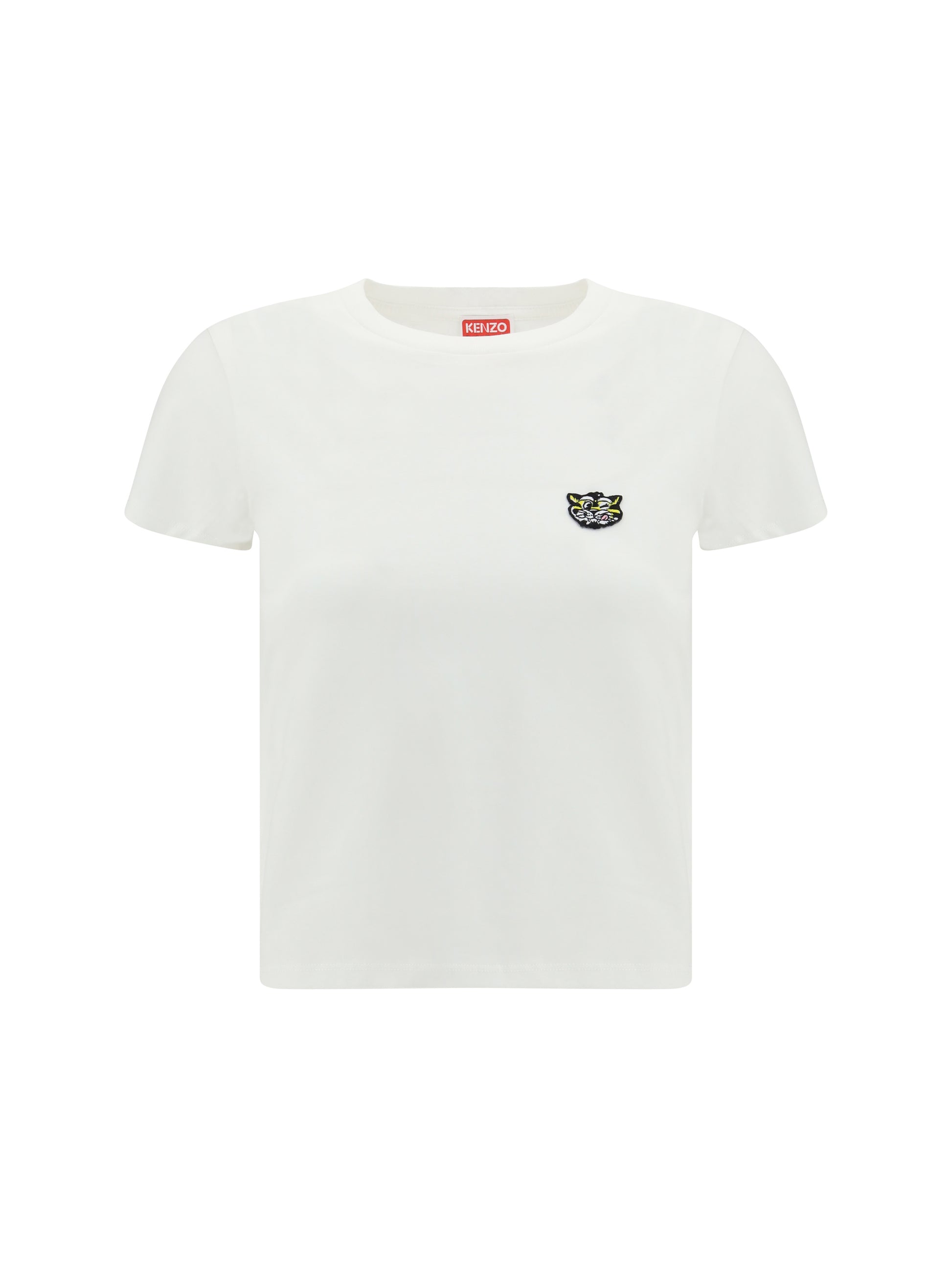 Kenzo Women Cotton T-Shirt With The Embroidered “Wild Tiger” KENZO