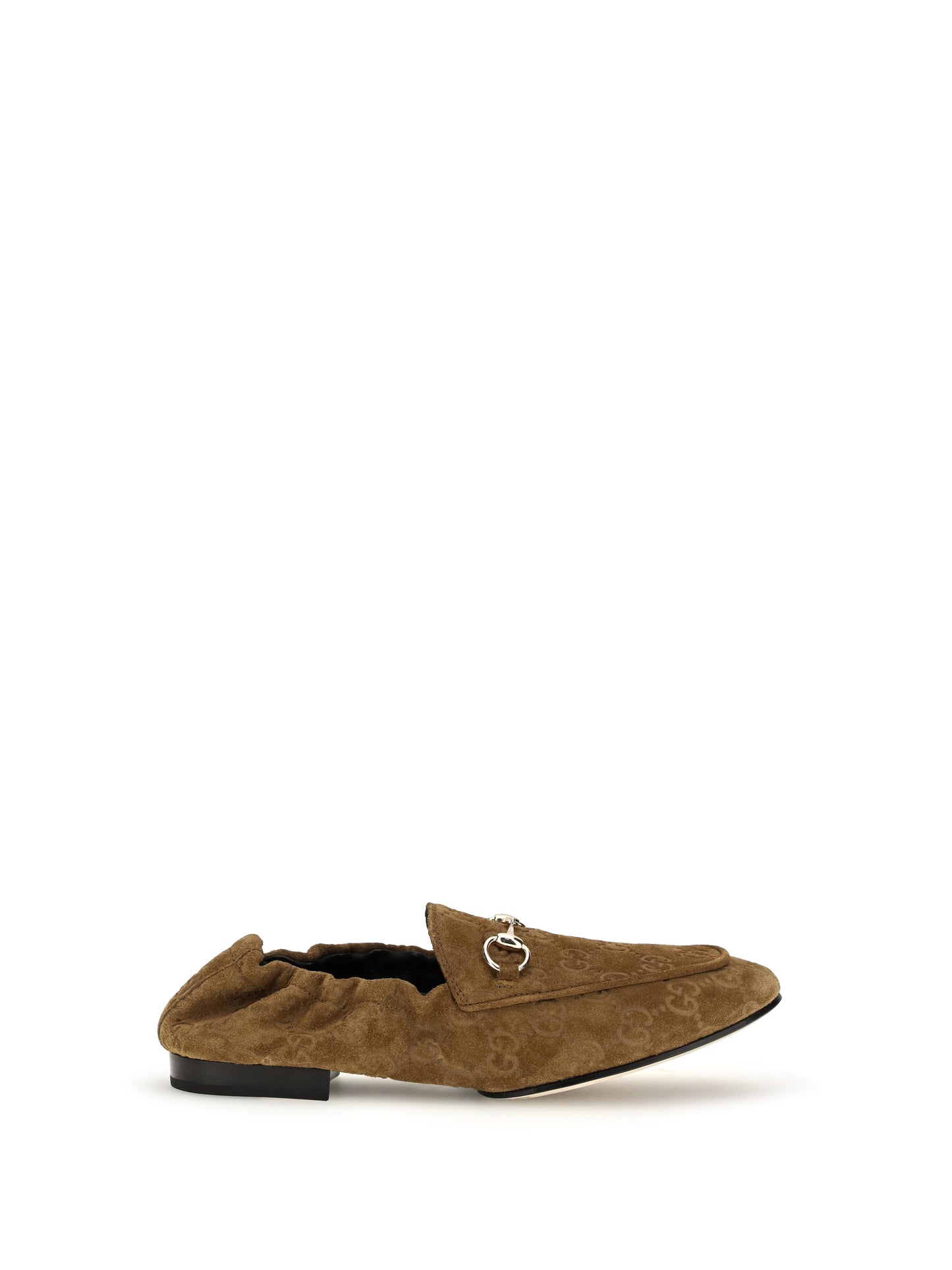 Gucci Women Gg Suede Loafers GUCCI