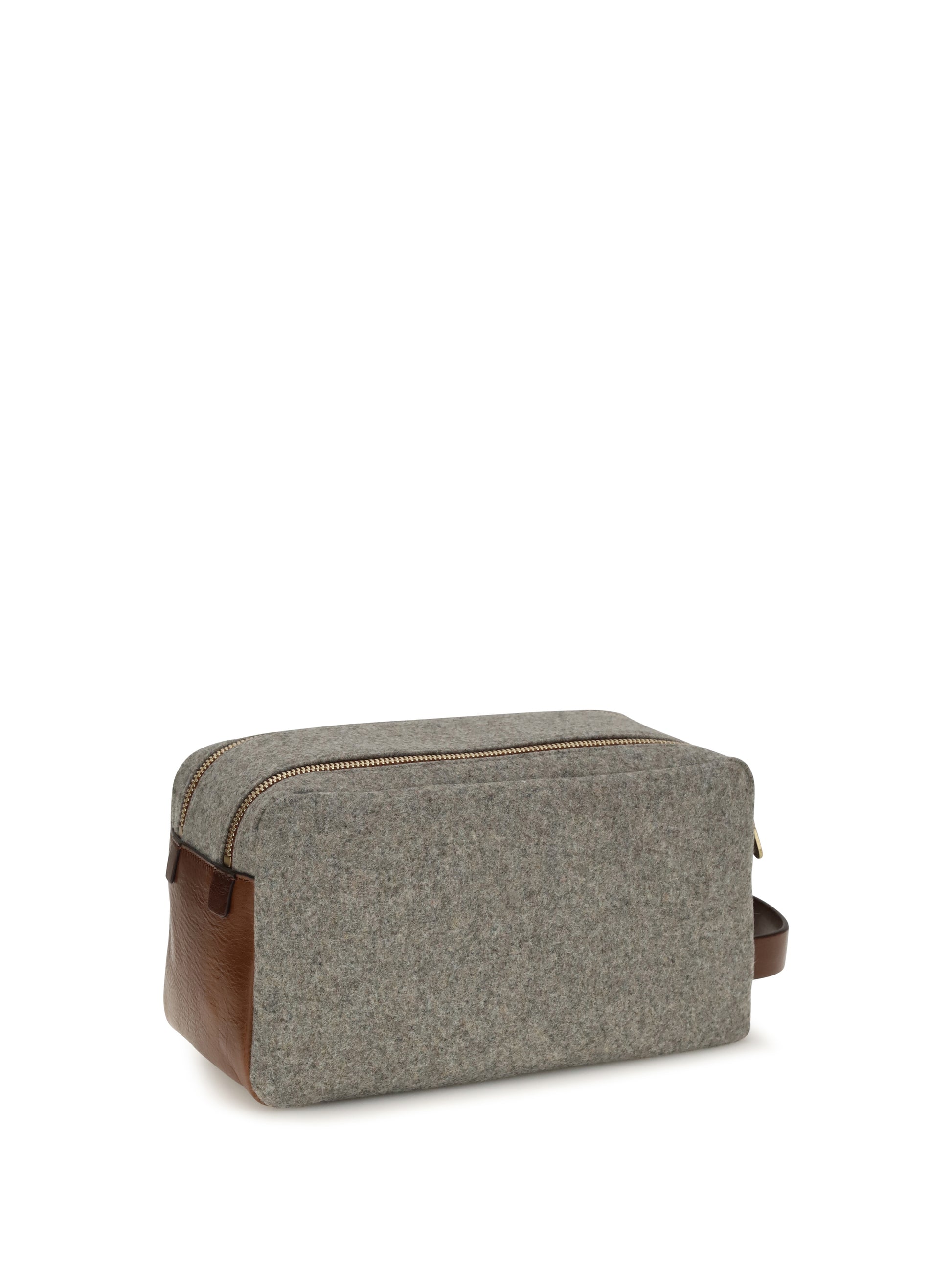 Brunello Cucinelli Men Wool Beauty Case BRUNELLO CUCINELLI