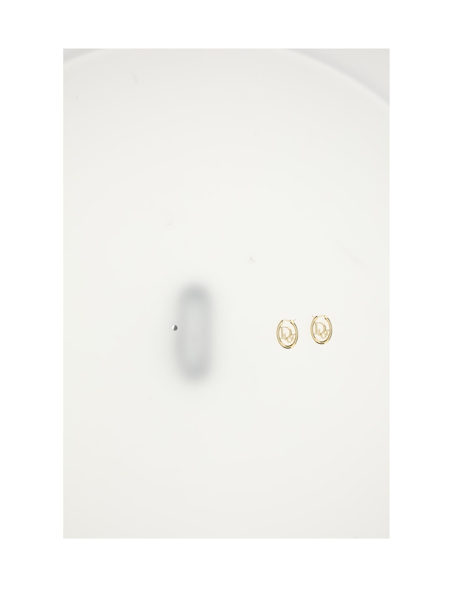 Dior Women Dior Oblique Hoop Earrings CHRISTIAN DIOR