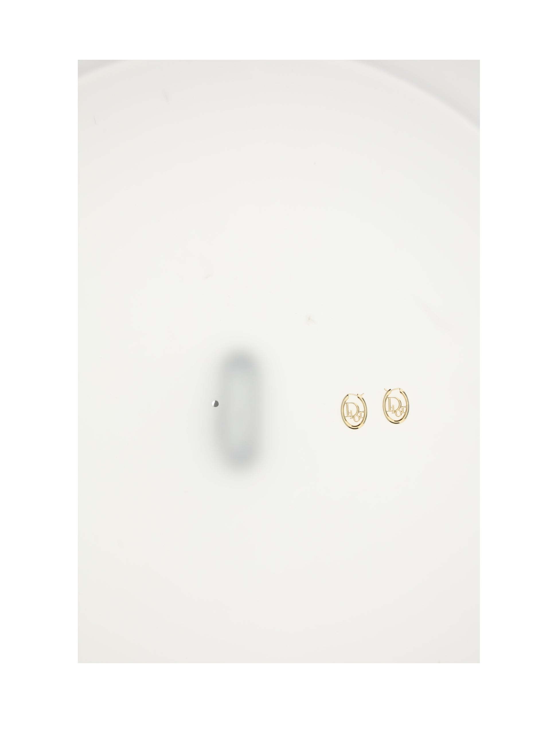 Dior Women Dior Oblique Hoop Earrings CHRISTIAN DIOR