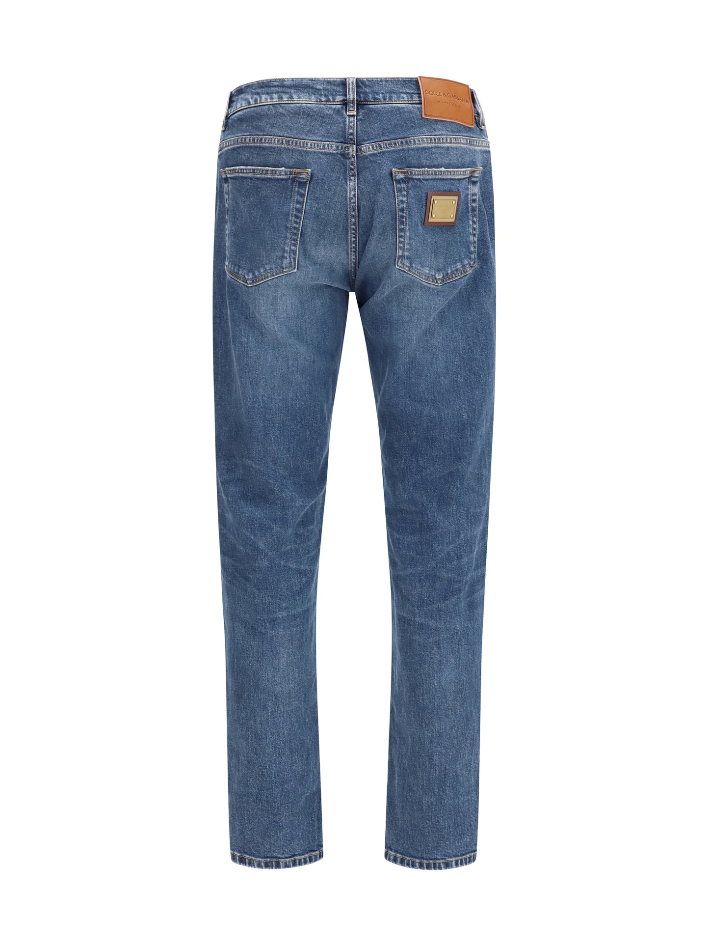 Dolce & Gabbana Men Straight-Leg Denim Jeans