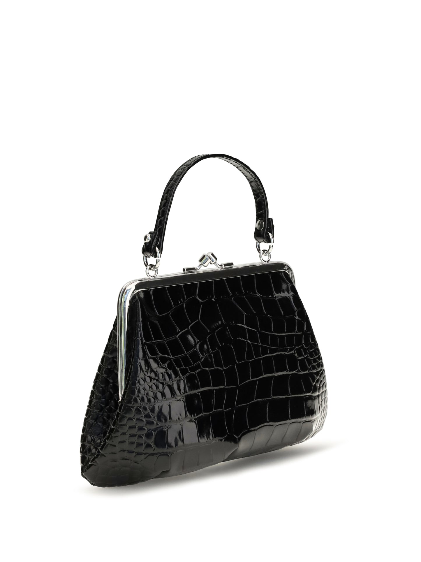 Vivienne Westwood Women Granny Frame Crocodile Effect Handbag VIVIENNE WESTWOOD