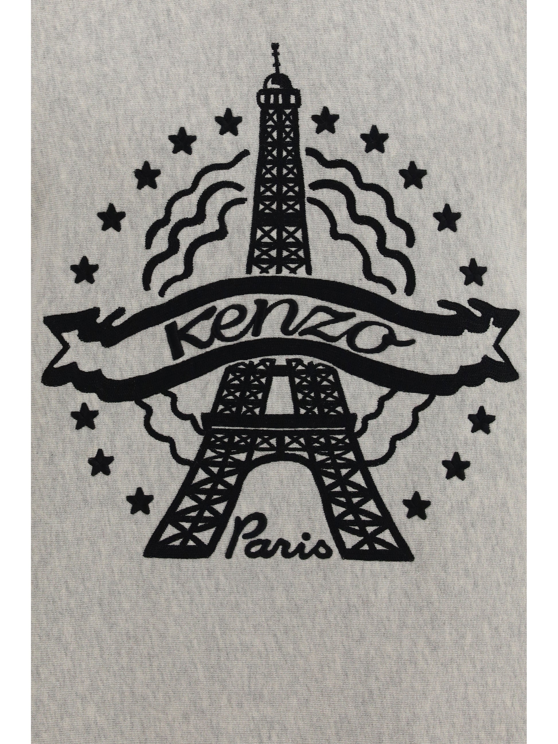 Kenzo Men Kenzo Eiffel Tower Design Cotton Sweatshirt KENZO