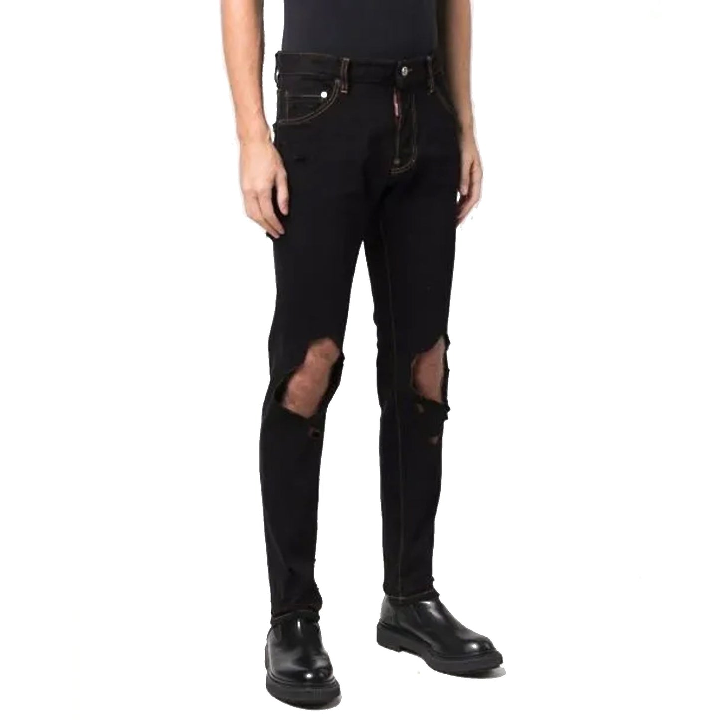 Dsquared2 Cotton Denim Jeans Men DSQUARED2