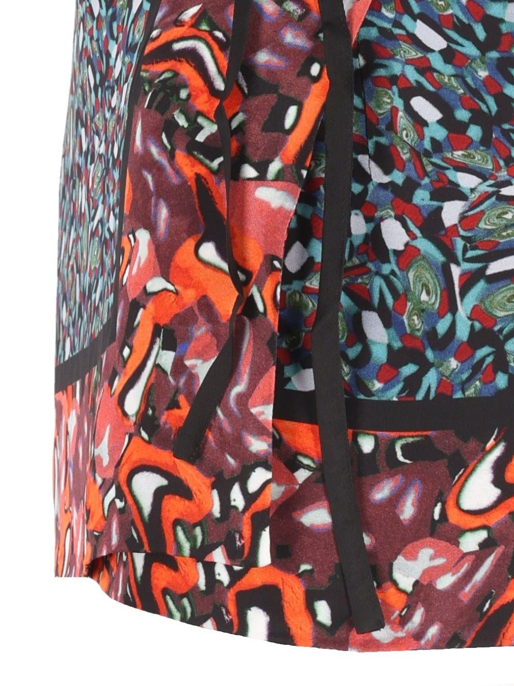 Dries Van Noten Women Gabrinas Printed Satin Wrap Mini Skirt DRIES VAN NOTEN