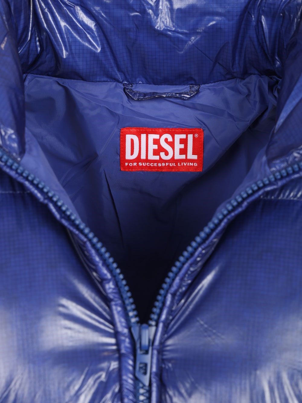 Diesel Men Quilted Taslan Down Jacket With Viraloff® Treatment DIESEL