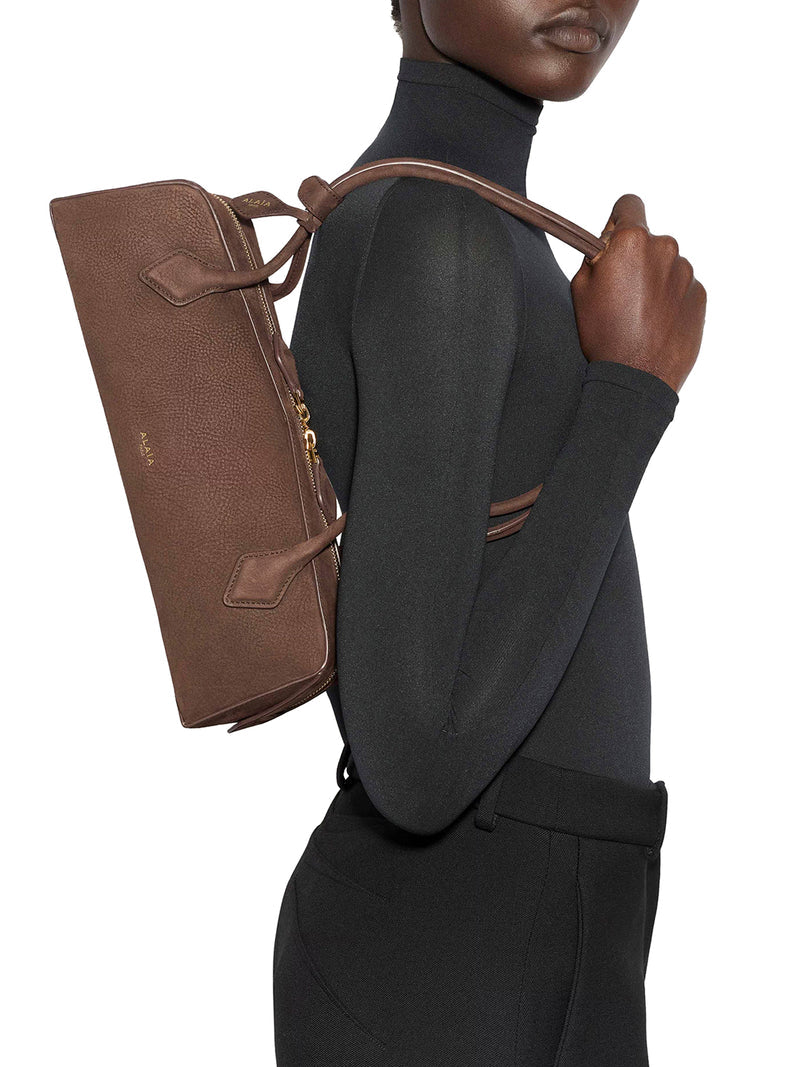 Alaia Women Le Teckel Medium Bag In Nubuck Calfskin ALAIA
