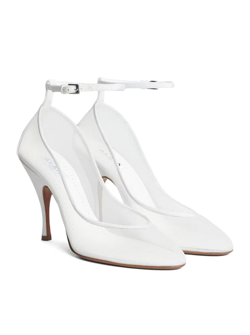 Alaia Women Pumps With Mesh Strips ALAIA