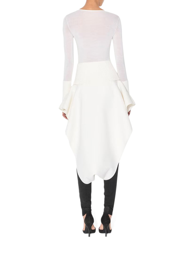 Alaia Women Crewneck Top In Merino Wool ALAIA