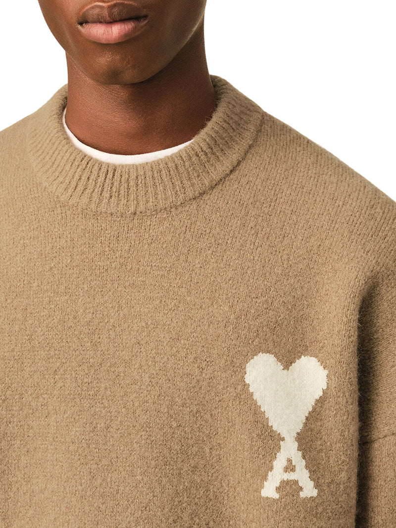 Ami Paris Men Ami De Coeur Crewneck Sweater AMI PARIS
