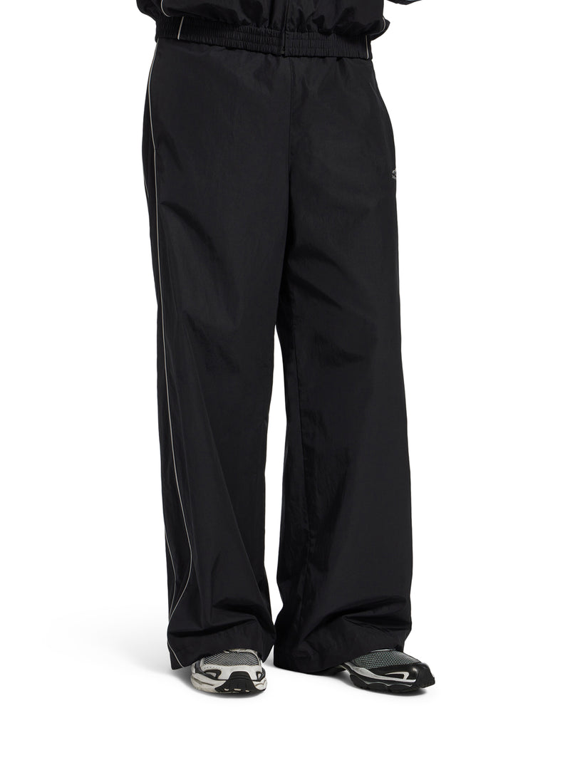 Balenciaga Men Black Technical Cotton Poplin Tracksuit Trousers BALENCIAGA