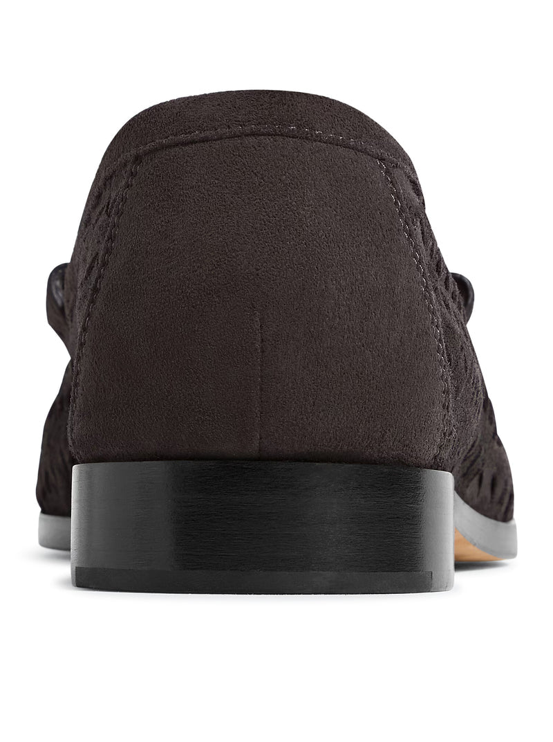 Bottega Veneta Men Silenzio Suede Loafers BOTTEGA VENETA