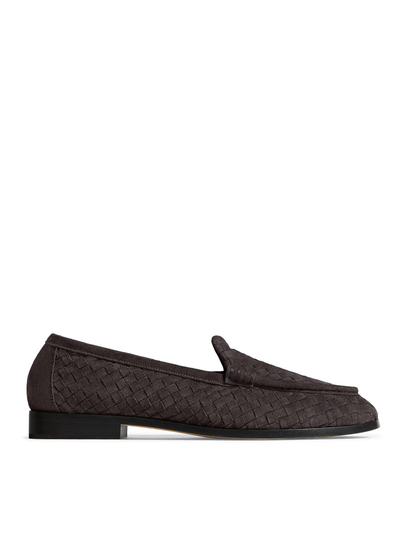 Bottega Veneta Men Silenzio Suede Loafers BOTTEGA VENETA