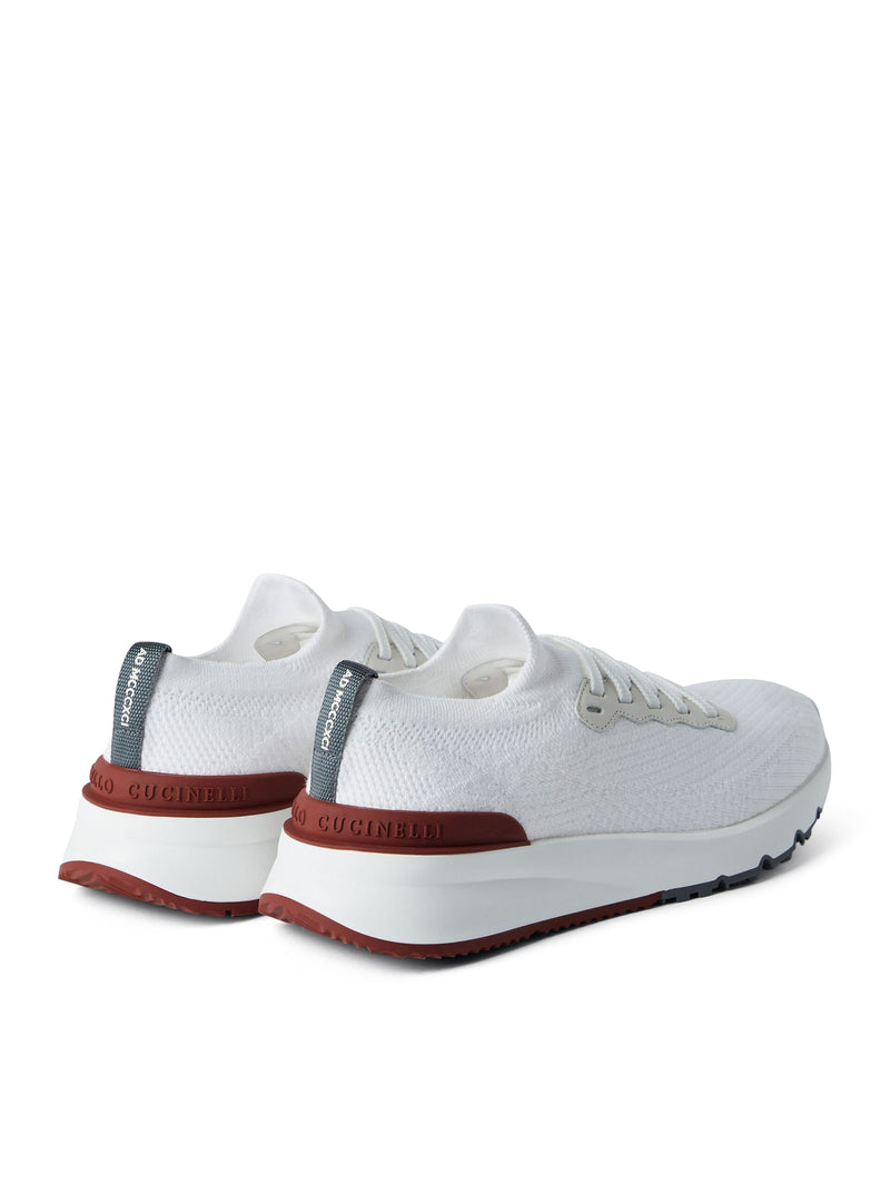 Brunello Cucinelli Men Knitted Low Top Sneakers BRUNELLO CUCINELLI