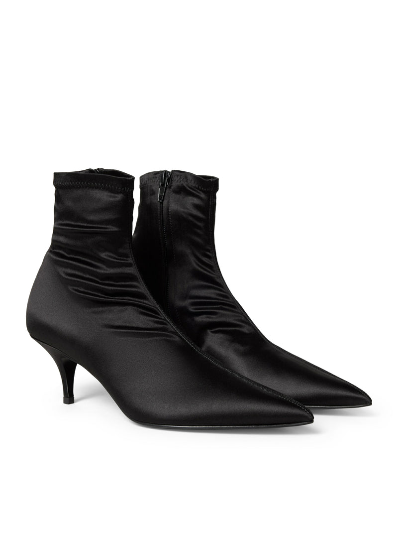 Celine Women Satin Sock Ankle Boots CELINE