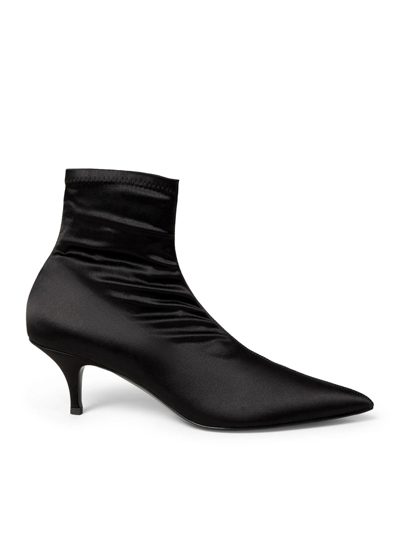 Celine Women Satin Sock Ankle Boots CELINE