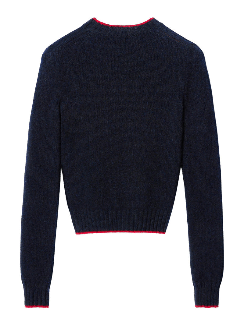 Celine Women Lambswool Crew-Neck Sweater CELINE