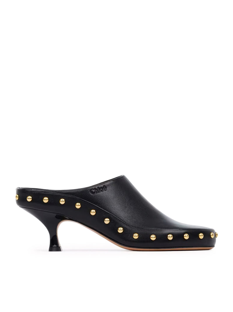 Chloe` Women Junie Heeled Mules CHLOE