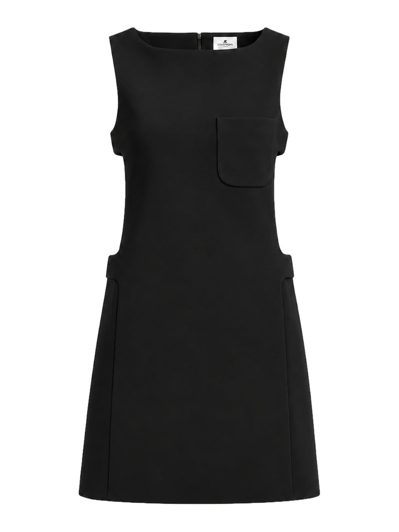 Courreges Women Cut-Out Crêpe Dress COURREGES