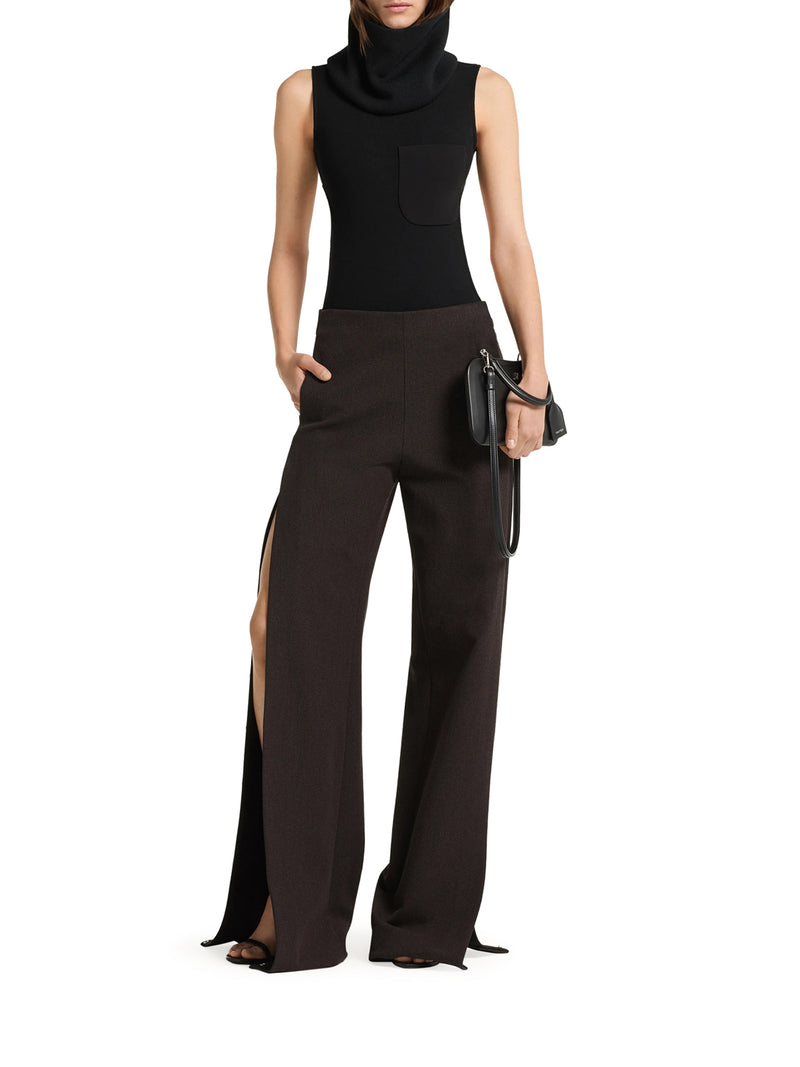 Courreges Women High-Neck Knit Bodysuit With Cut-Out COURREGES
