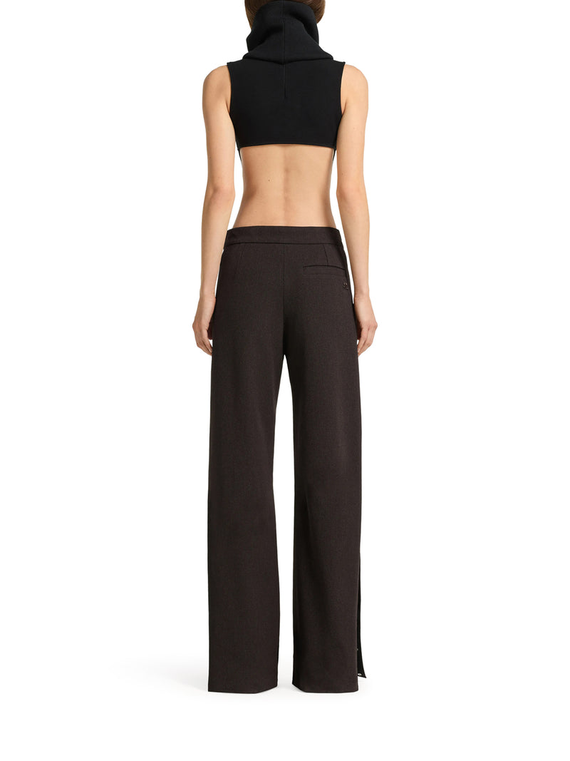 Courreges Women High-Neck Knit Bodysuit With Cut-Out COURREGES