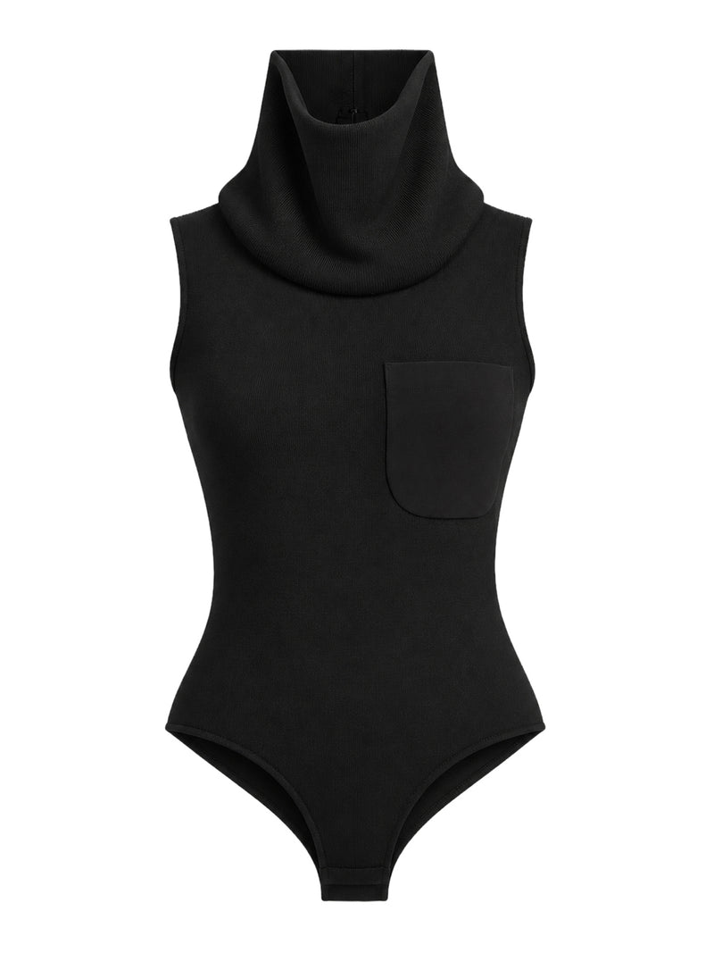 Courreges Women High-Neck Knit Bodysuit With Cut-Out COURREGES