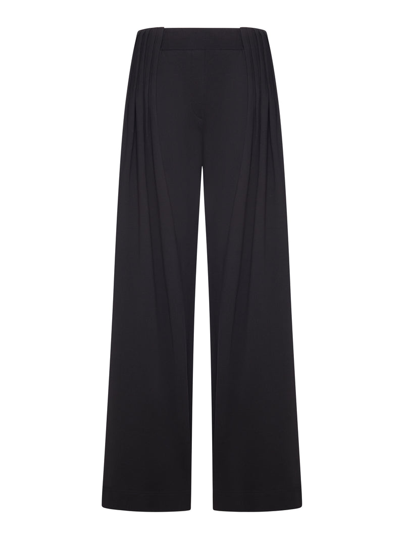 Dries Van Noten Women Black Wide Leg Pants DRIES VAN NOTEN
