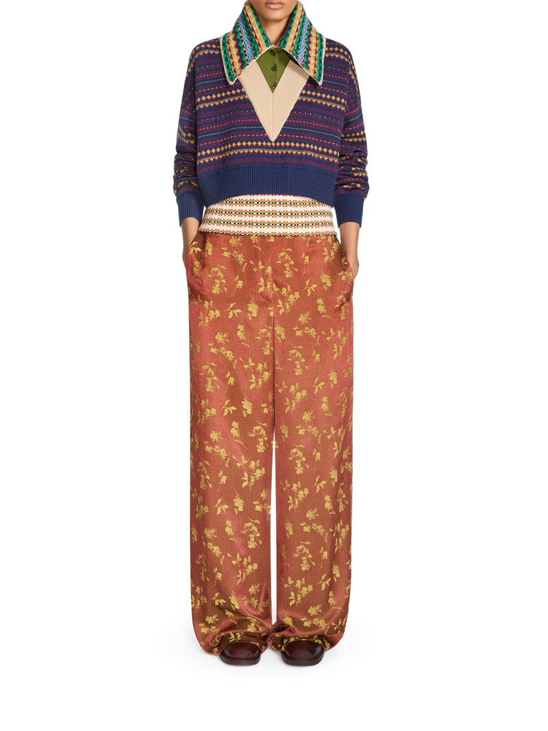 Dries Van Noten Women Jacquard Wool Collar DRIES VAN NOTEN
