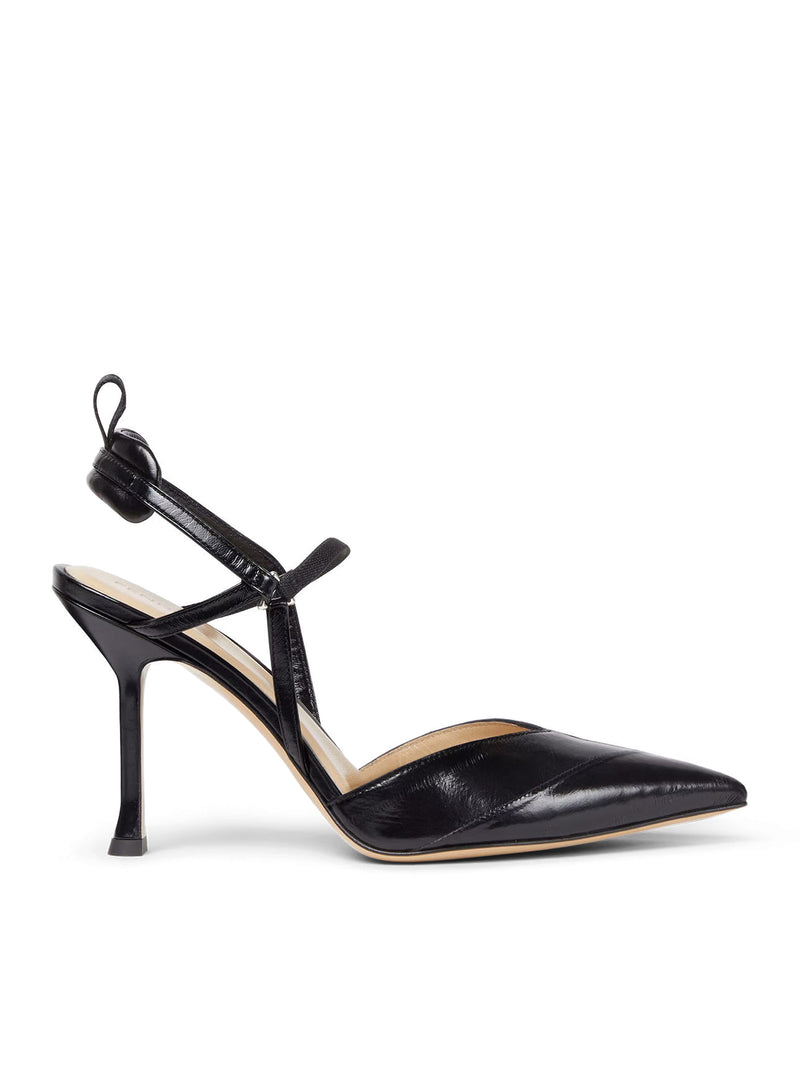 Fendi Women Very Colibrì Black Missina High Heel Slingback FENDI