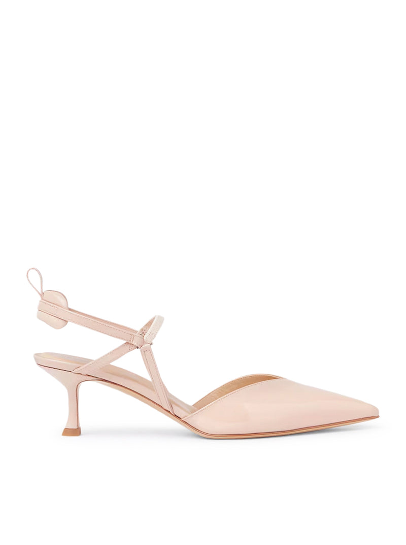 Fendi Women Very Colibrì Slingback With Medium Heel In Patent Leather FENDI
