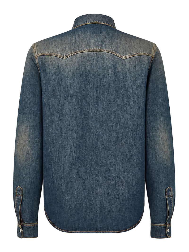 Fendi Men Medium Weigth Denim Shirt FENDI