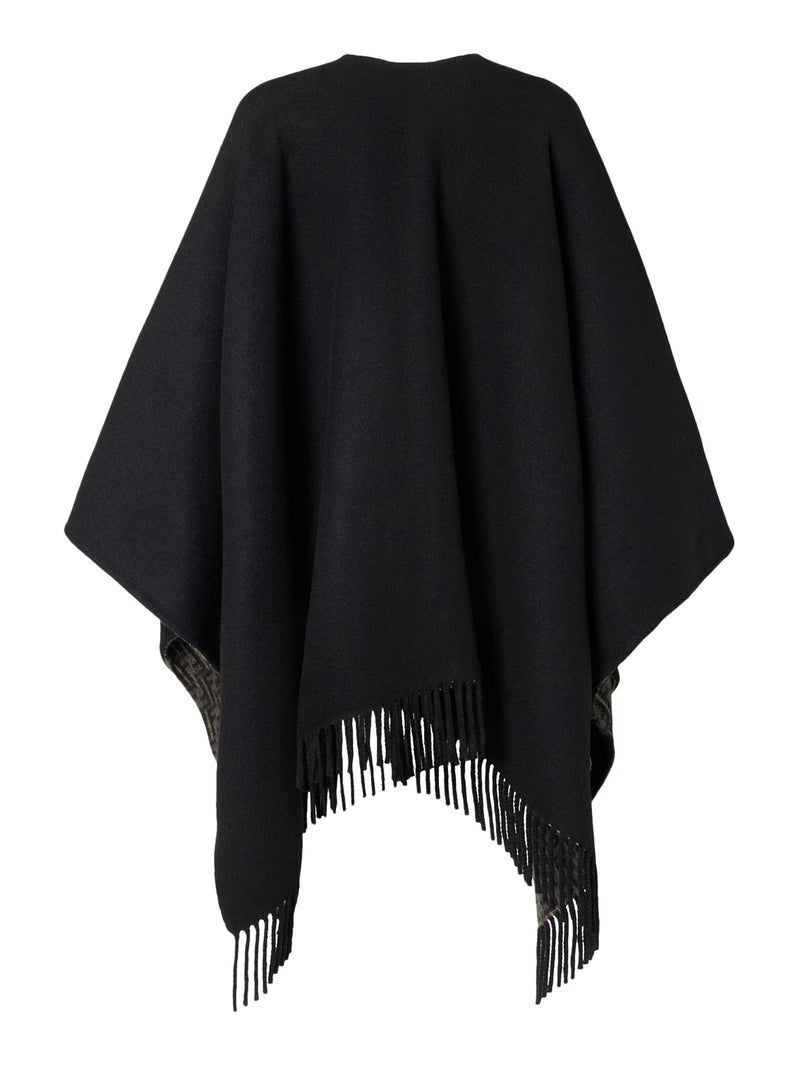 Fendi Women Ff Wool And Cashmere Poncho FENDI