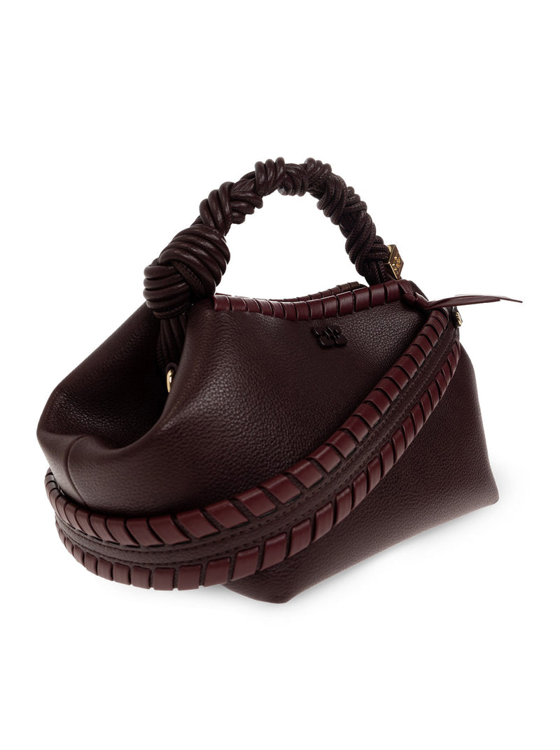 Ganni Women Small Bou Tressé Bag In Grained Leather GANNI