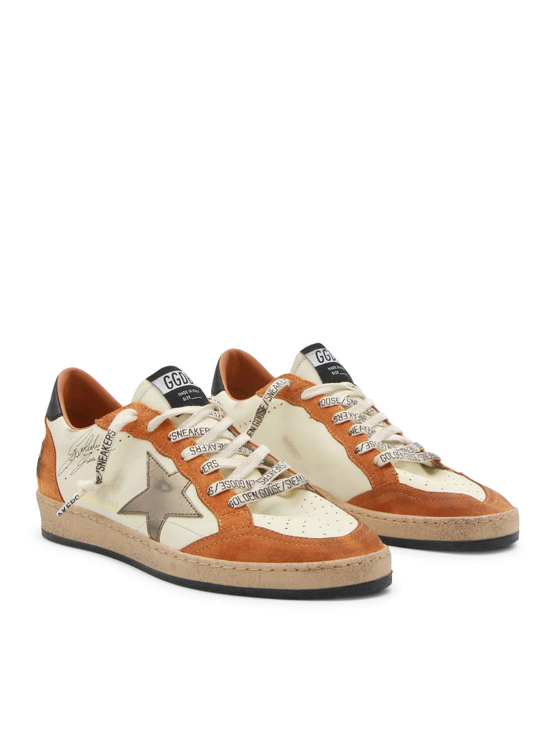Golden Goose Deluxe Brand Men Ball-Star Sneakers In Leather And Suede GOLDEN GOOSE