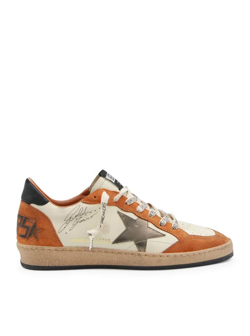 Golden Goose Deluxe Brand Men Ball-Star Sneakers In Leather And Suede GOLDEN GOOSE