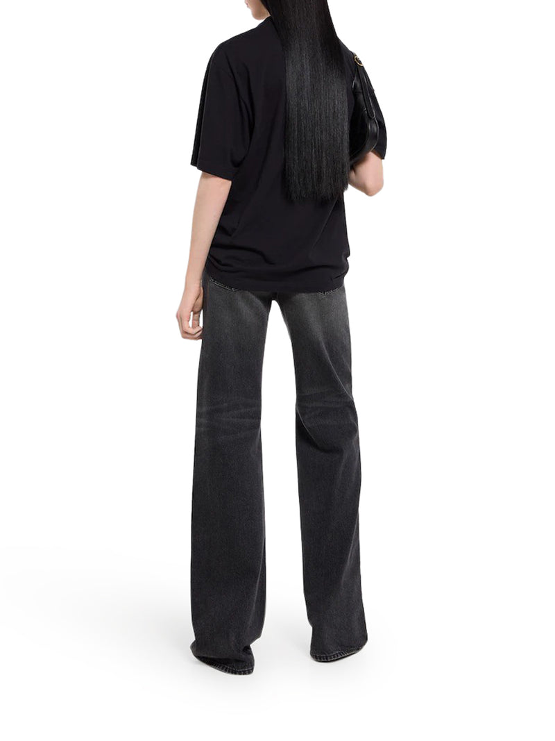 Gucci Women Cotton And Silk Jersey T-Shirt With Print GUCCI