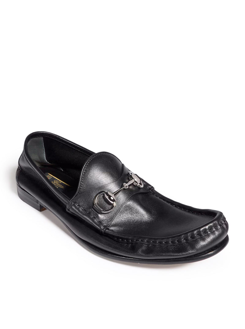 Gucci Men Lugano Leather Moccasin GUCCI