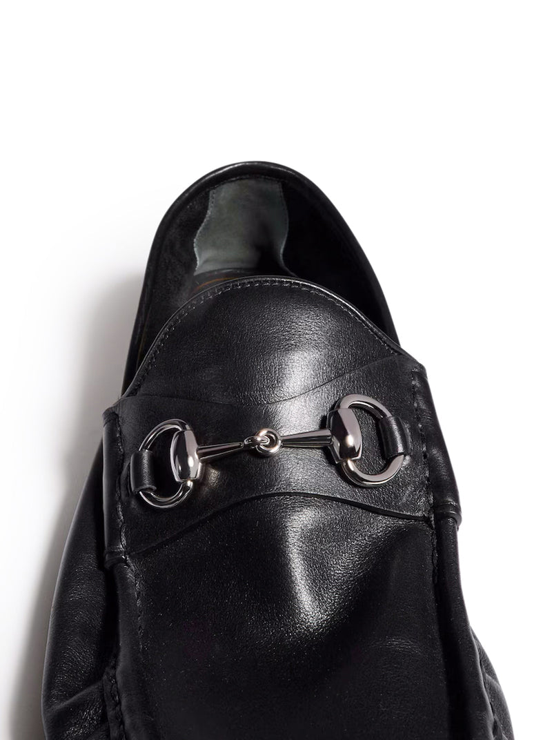 Gucci Men Lugano Leather Moccasin GUCCI