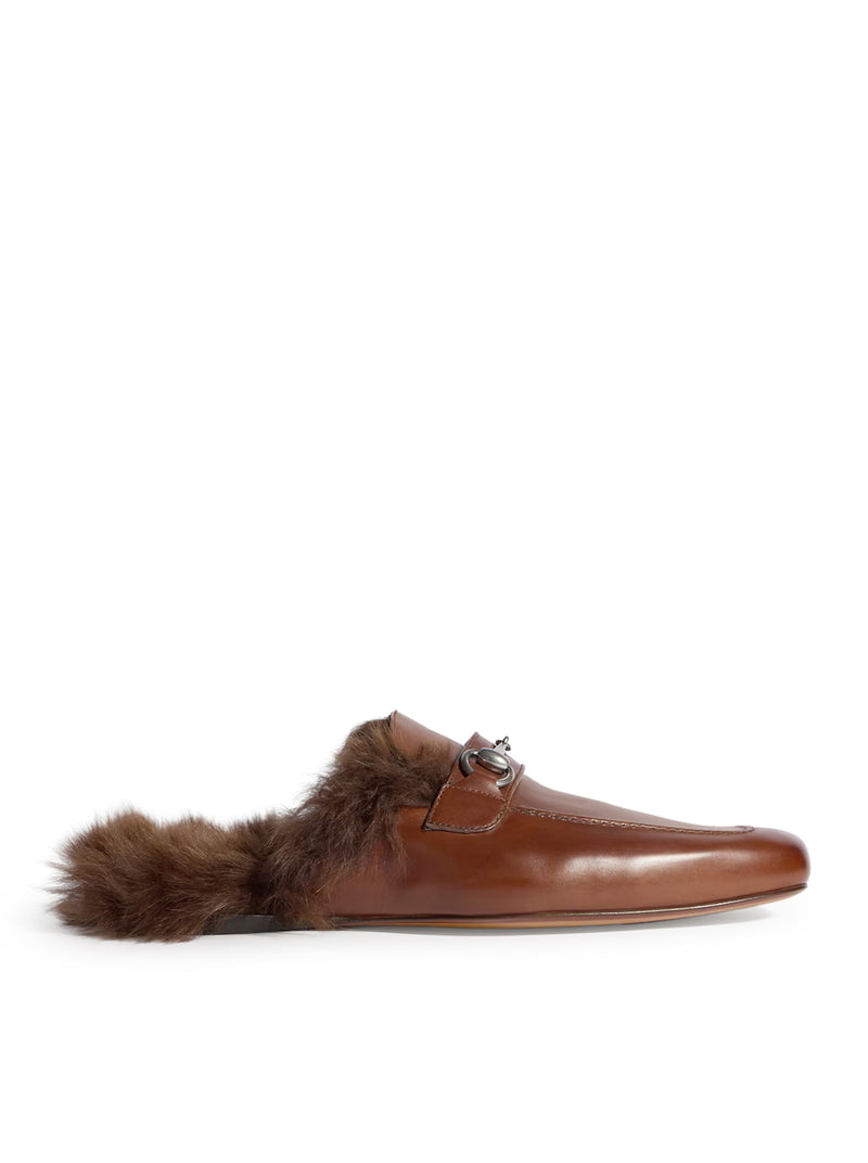 Gucci Men Men`S Slipper With Horsebit Detail GUCCI