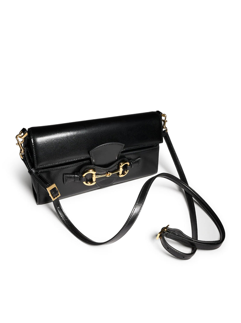 Gucci Women Narrow Horsebit Shoulder Bag Medium Size GUCCI