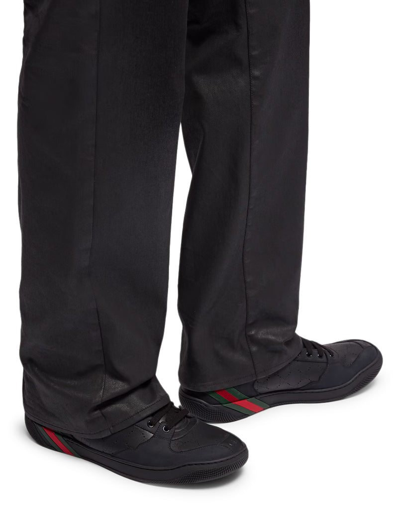 Gucci Men Black Screener Sneaker GUCCI