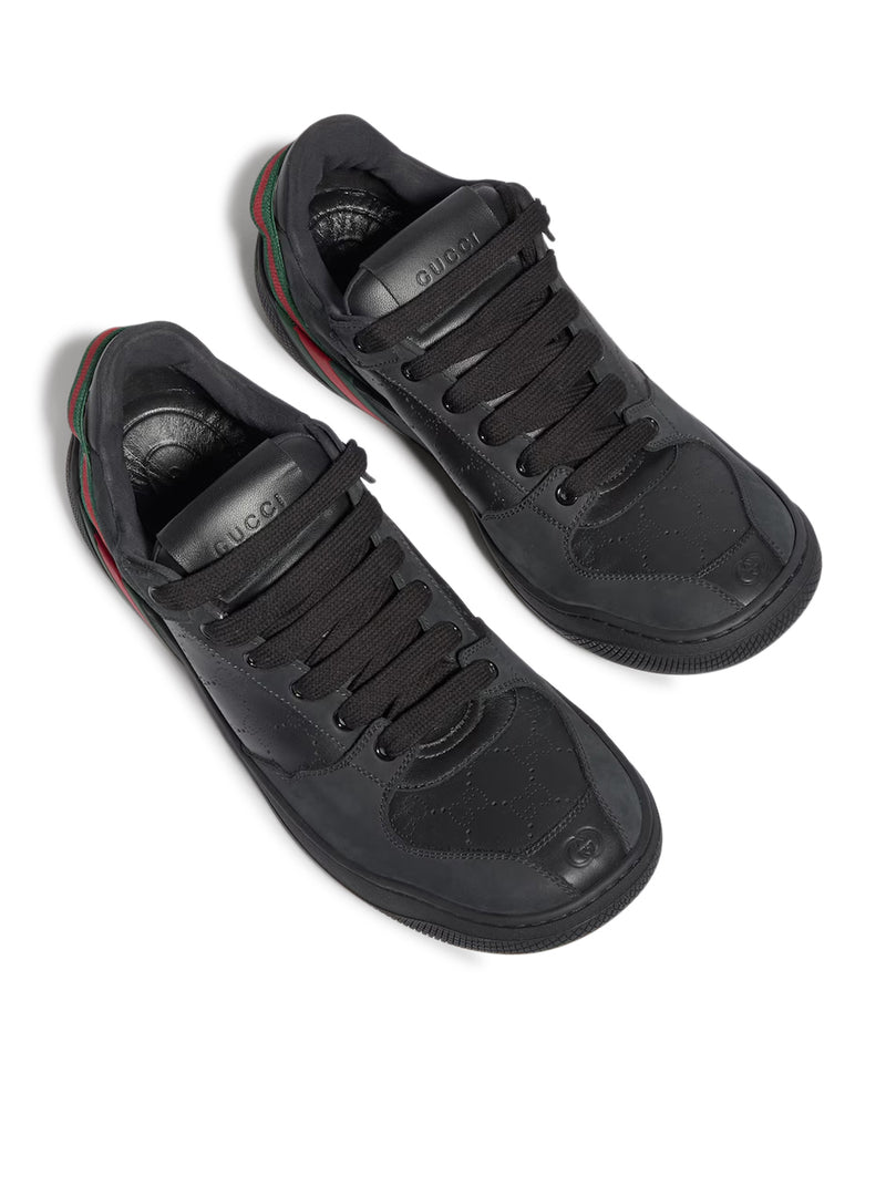 Gucci Men Black Screener Sneaker GUCCI
