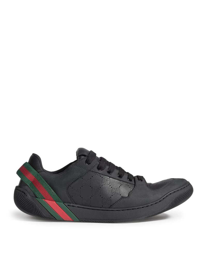 Gucci Men Black Screener Sneaker GUCCI