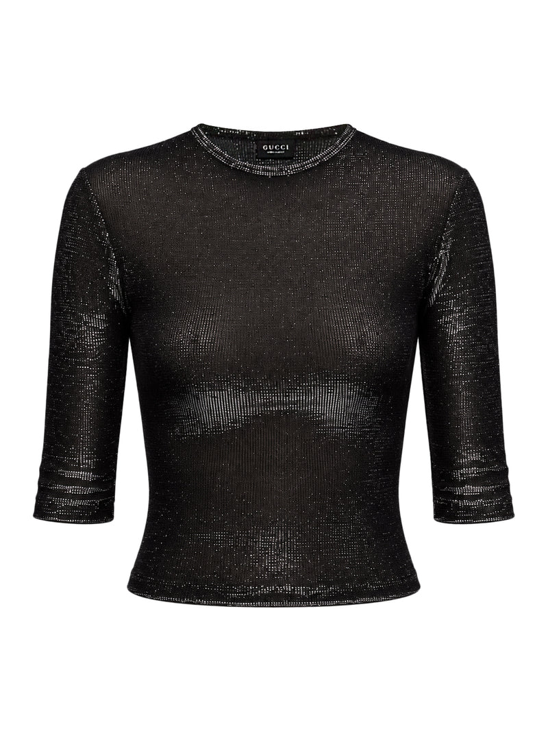 Gucci Women Iridescent Jersey Top GUCCI