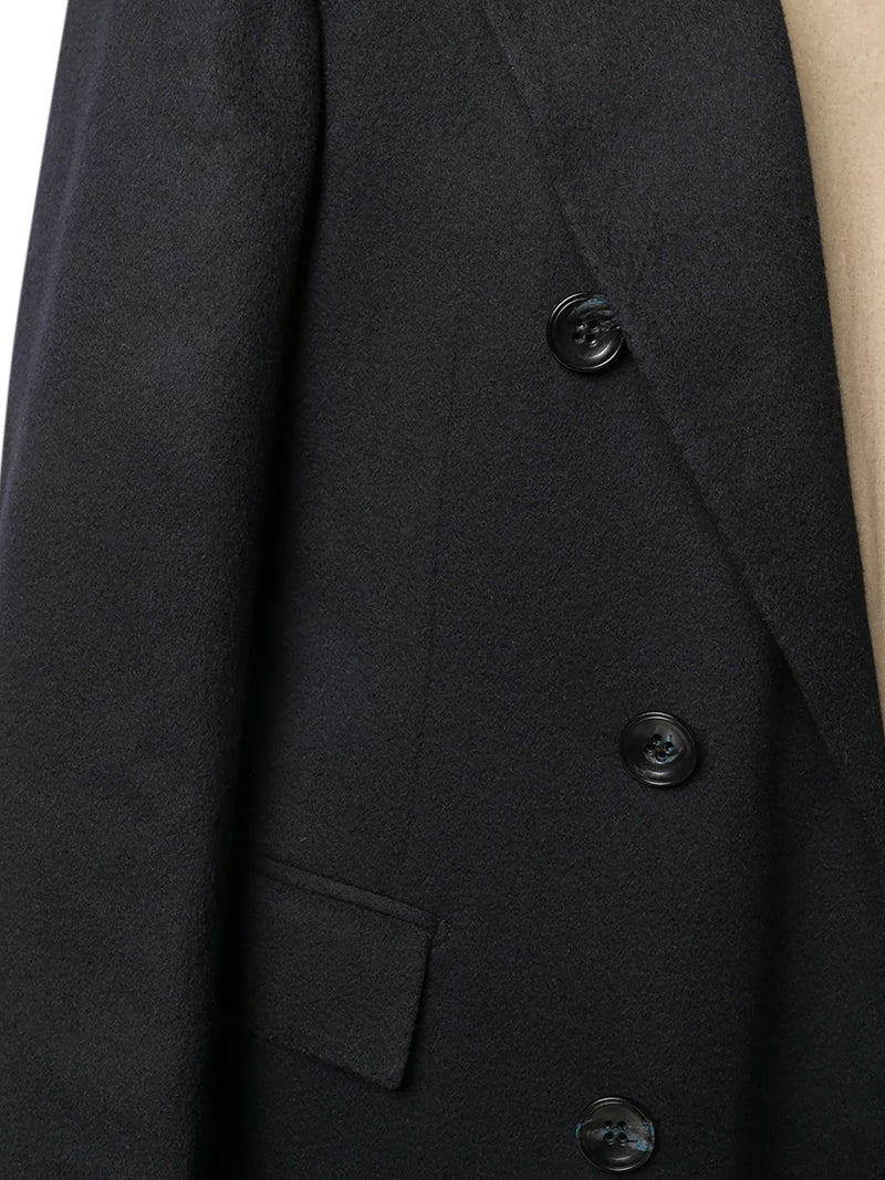 Kiton Men Long Double-Breasted Cashmere Coat KITON